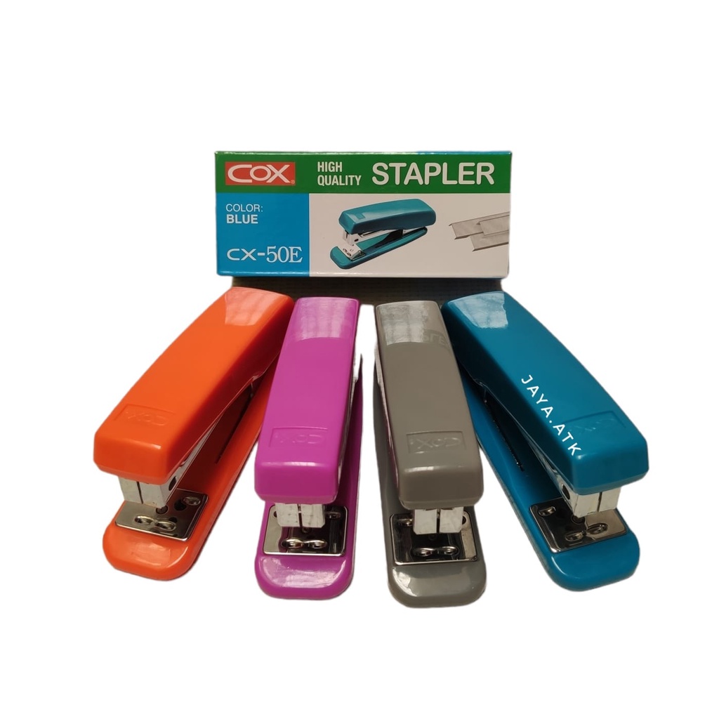 STAPLER STAPLES HD-50 NO.3 24/6 CX-50E COX STEPLER HEKTER WARNA WARNI BESAR