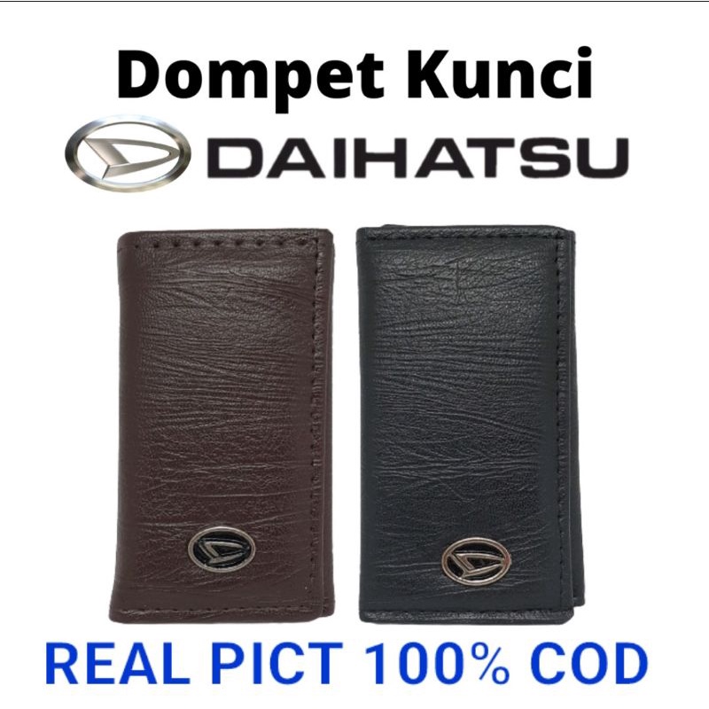 Dompet Gantungan Kunci Mobil Motor Logo Daihatsu Import Premium Quality