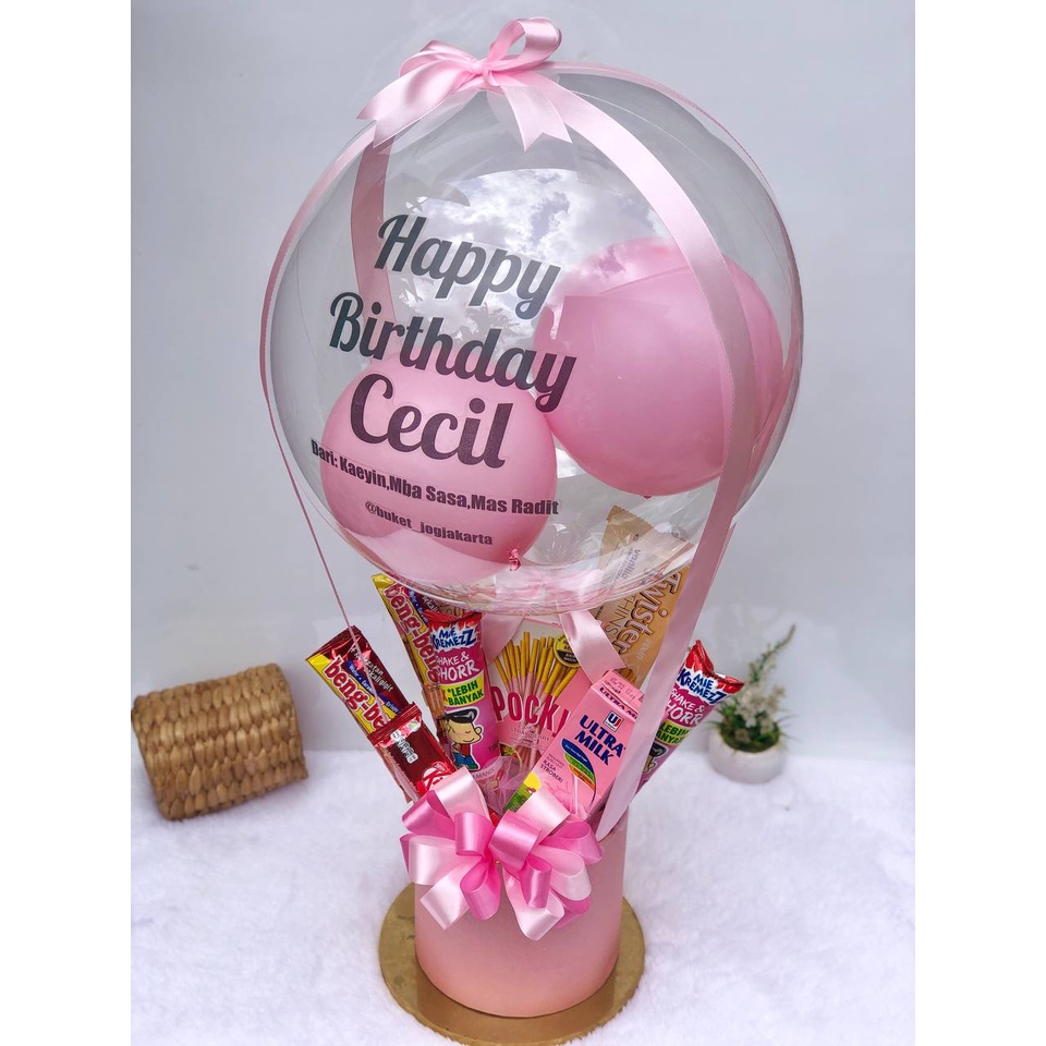 Buket balon / Buket balon wisuda / buket balon snack READY 1 HARI JADI