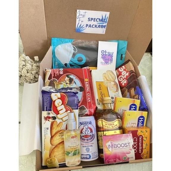 

SNACK HEALTHY HAMPERS IMMUNE BOOSTER GIFT BOX KUE KERING VITAMIN WF54634ER