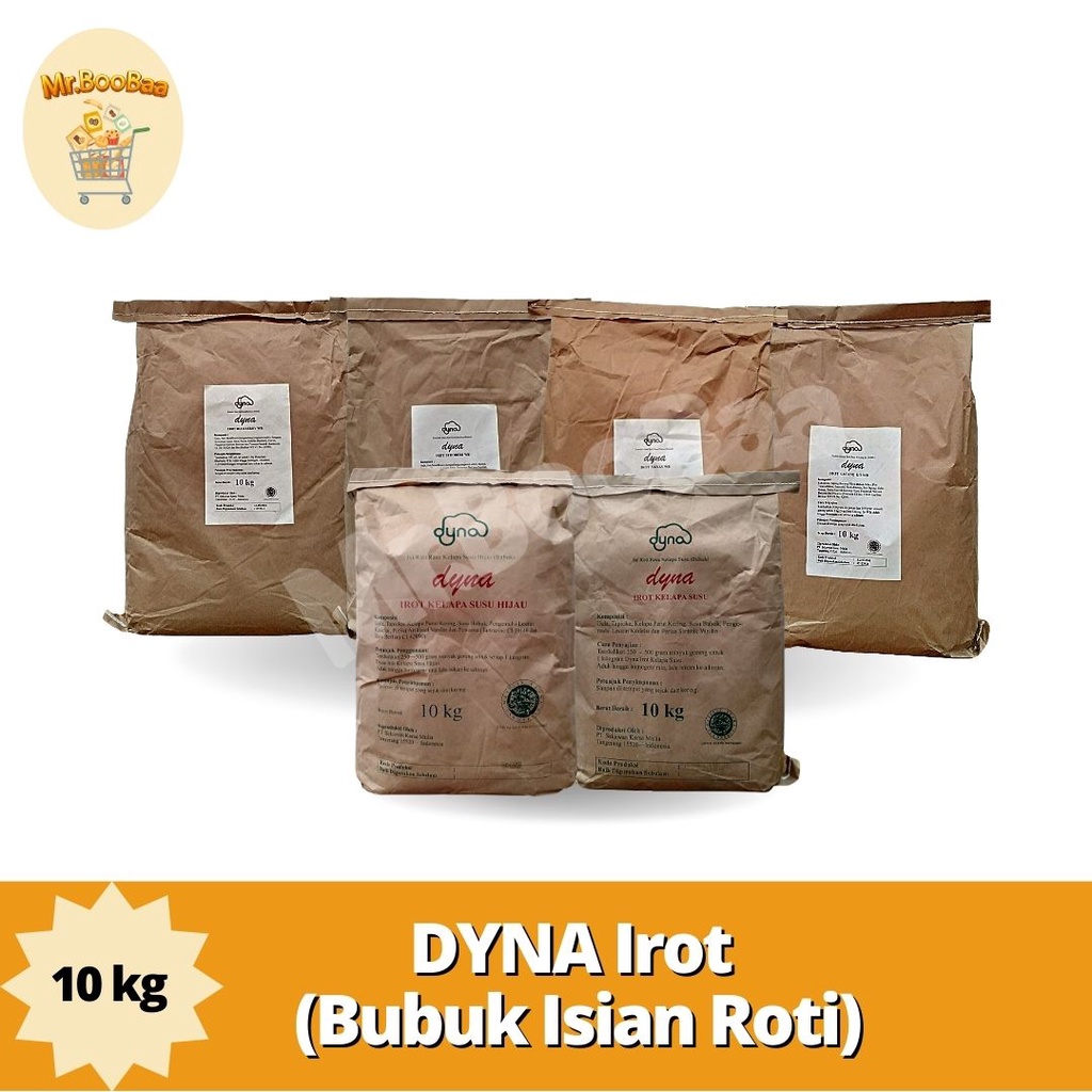 

DYNA Irot - Bubuk Isian Roti Rasa - Bubuk roti @10 kg