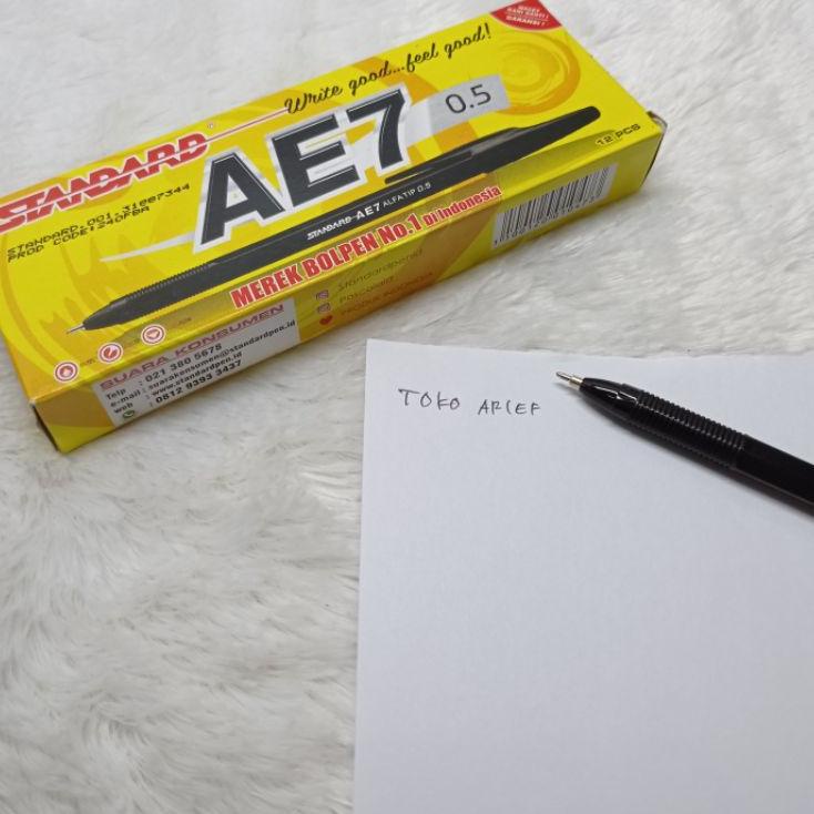

Cuma Di Sini Pulpen standart AE7 isi 12 pcs Pen Pena Ballpoint