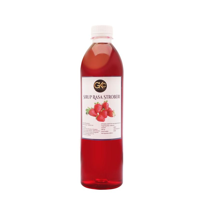 

[PRODUK D97] Sirup Stroberi / Strawberry Syrup Minuman GKC Heritage 640 ml (Import Quality) ACJ