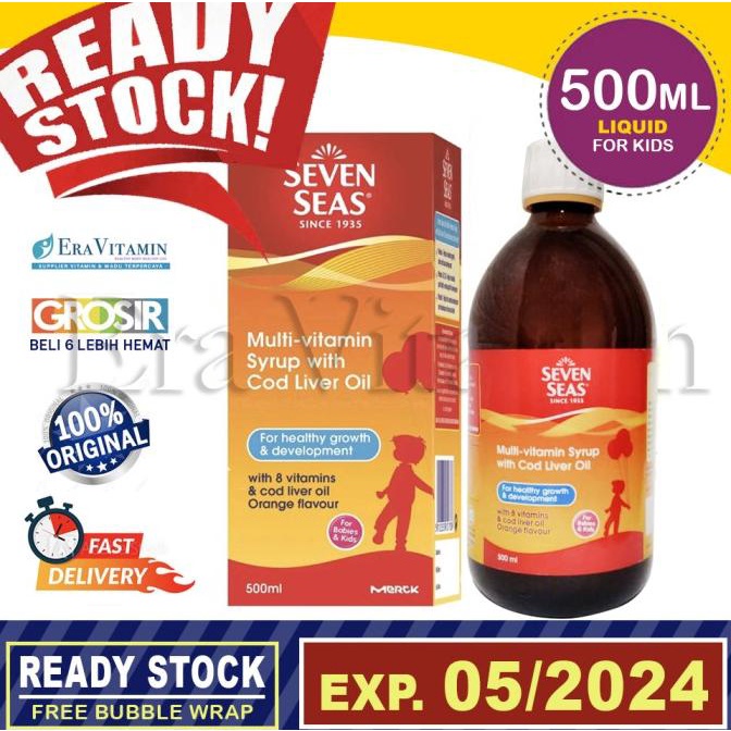 Seven Seas Multivitamin Syrup With Cod Liver Oil 500 ML