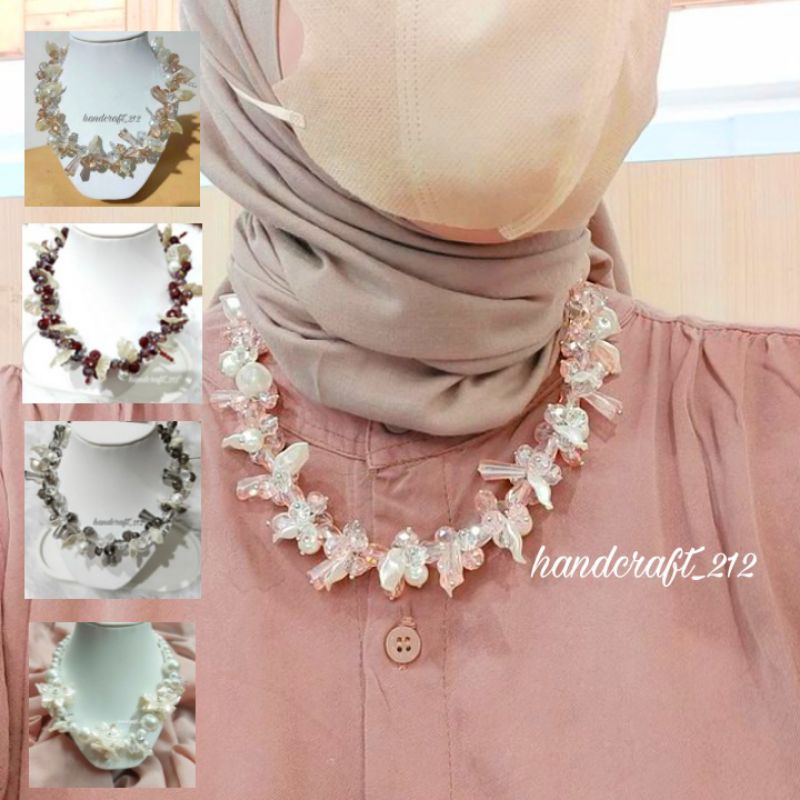 Pearl Necklace Beads / Kalung Manik / Kalung Wisuda / Kalung Kondangan