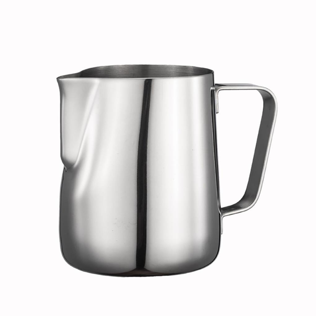 Pitcher Kopi 150ML Stainless Steel Milk Frothing Jug Mug Pitcher Kopi Espresso Craft Frothing Jug (Silver)