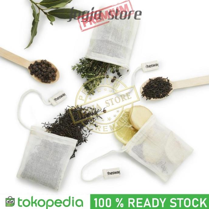 

[BISA COD] Paket 100Pcs Paper Bag Tea Kantong Kosong Teh Celup & Ramuan Herbal