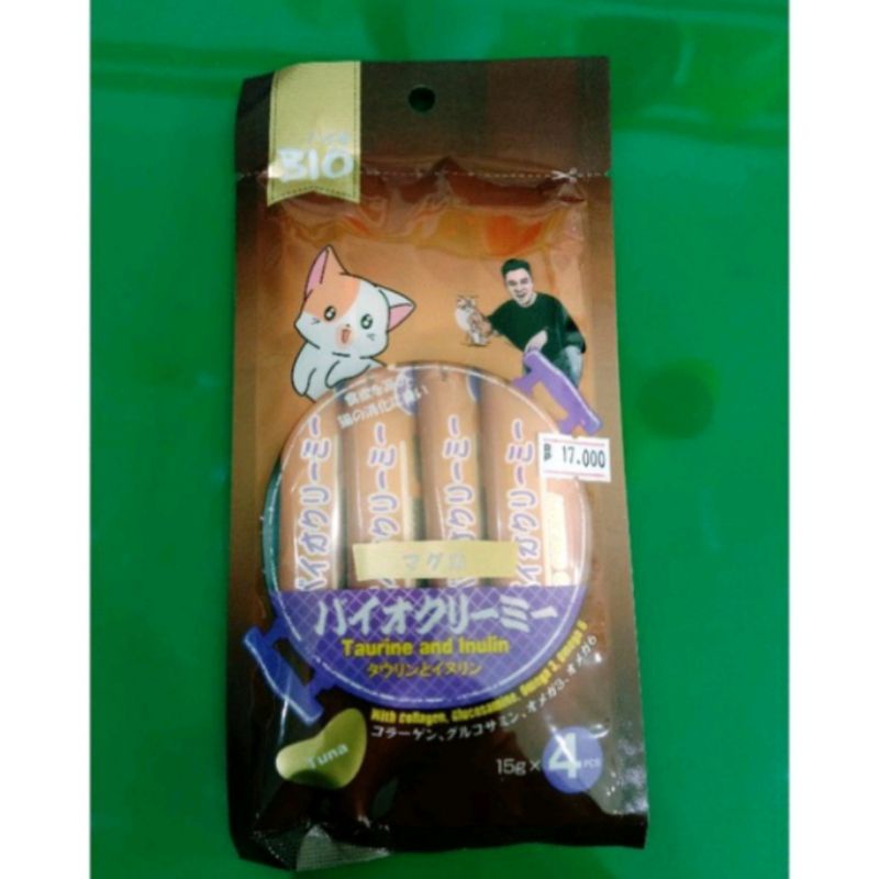 Snack Kucing - Bio Liquid all varian rasa 60gr isi 4