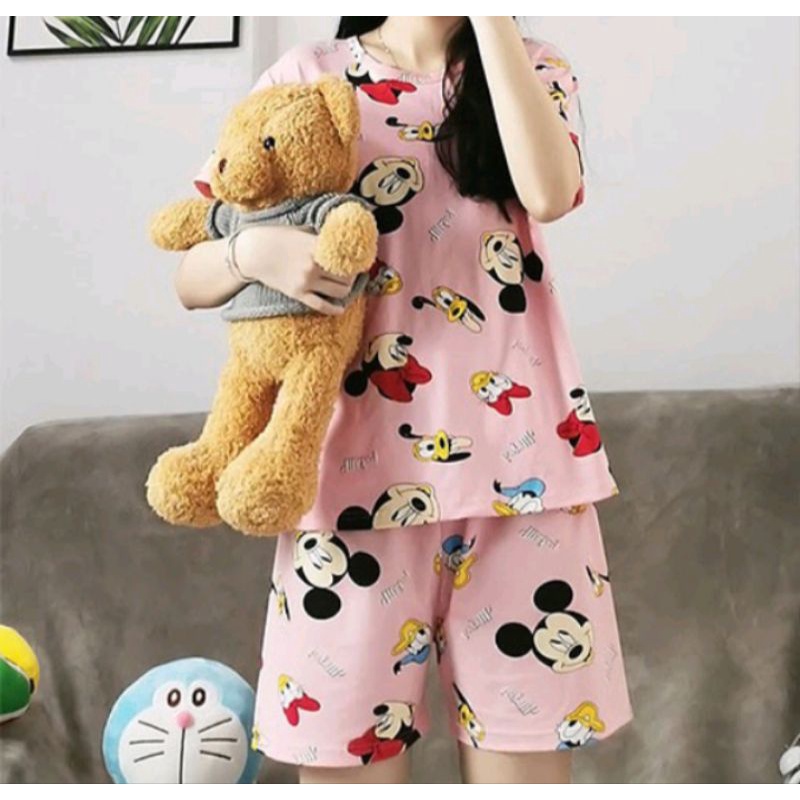 Baju tidur setelan / baju tidur wanita / baju tidur dewasa / baju tidur