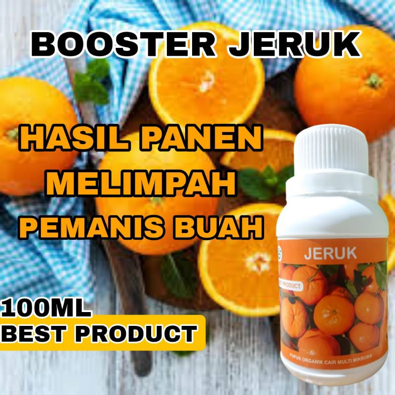Pupuk cair buah jeruk organik cepat berbuah lebat booster jeruk pemanis pelebat buah jeruk