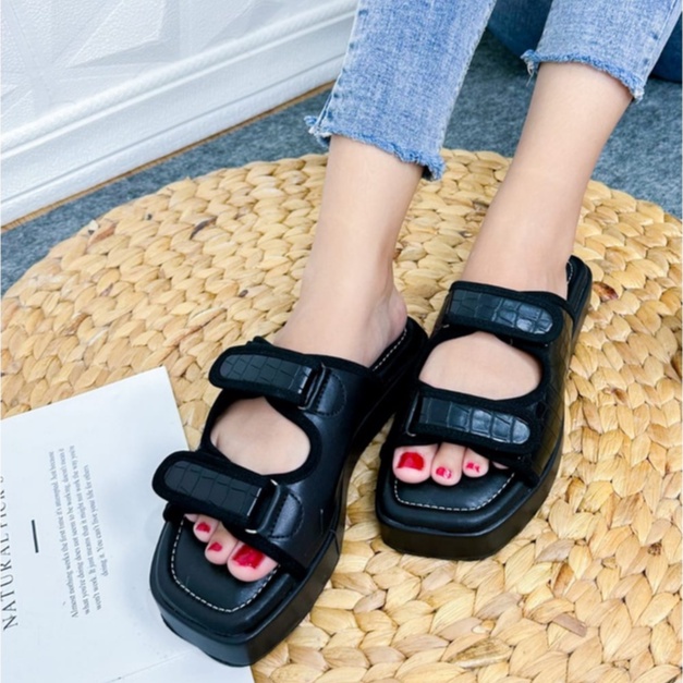 QZ - Keira Sandal Wanita Velcro Korean Look AP 04