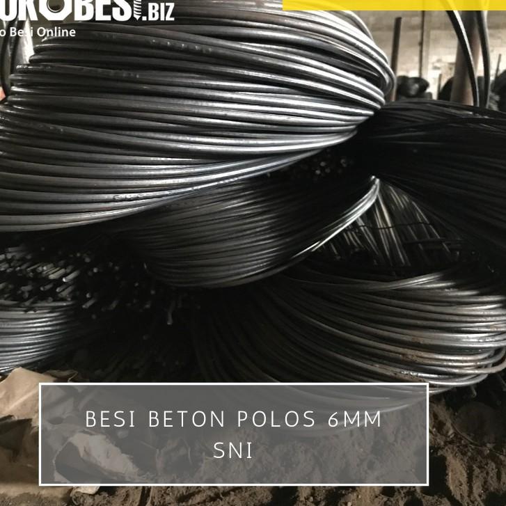 Besi beton polos 6mm SNI