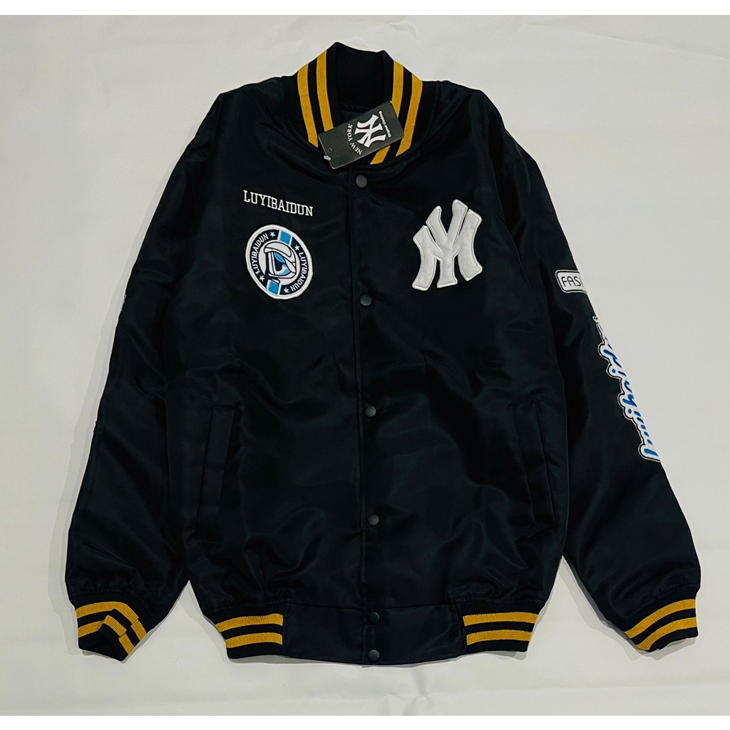 Jaket Varsity Yankes NY Lubiya Platinum Quality | Varsity Pria Jacket