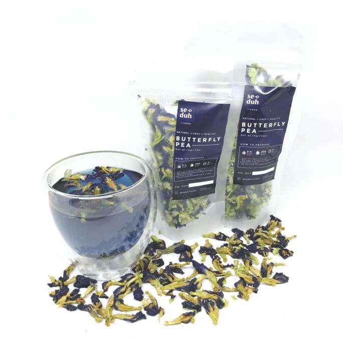 

SEDUH - Bunga Telang Kering Teh Butterfly Pea Blupea Tisane 10 Gram