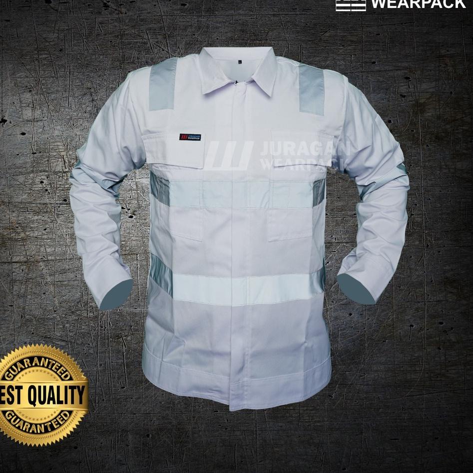 Tren Terbaru Wearpack Safety Atasan Warna Putih