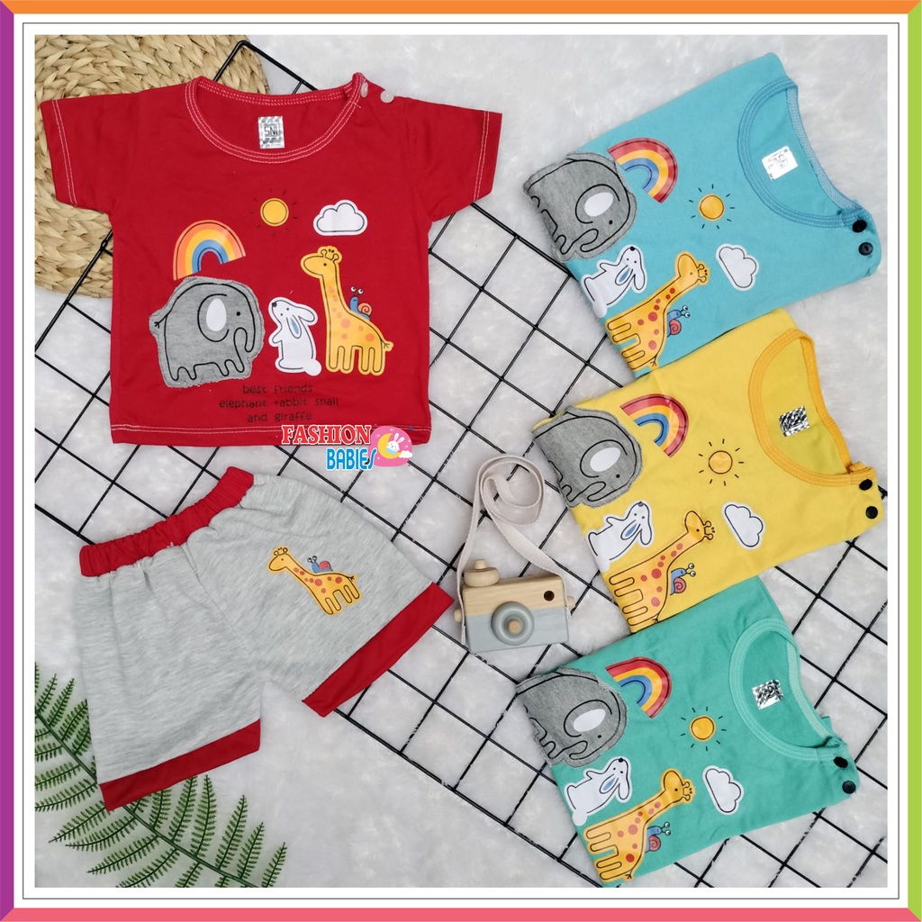 ❤ Fashionbabies ❤ FIVE KIDS SETELAN BAJU ANAK / SETELAN APLIKASI CIT-CIT / SETELAN ANAK LAKI-LAKI