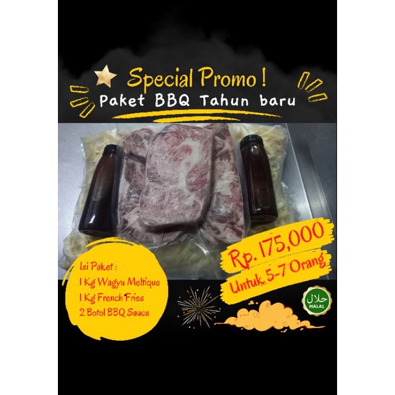 

Paket BBQ steak 5-7 orang