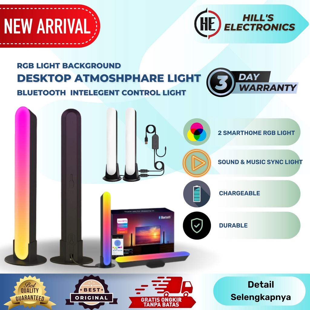 Jual Lampu Dekorasi LED Smart Light Wifi Decoration RGB Home Lighting