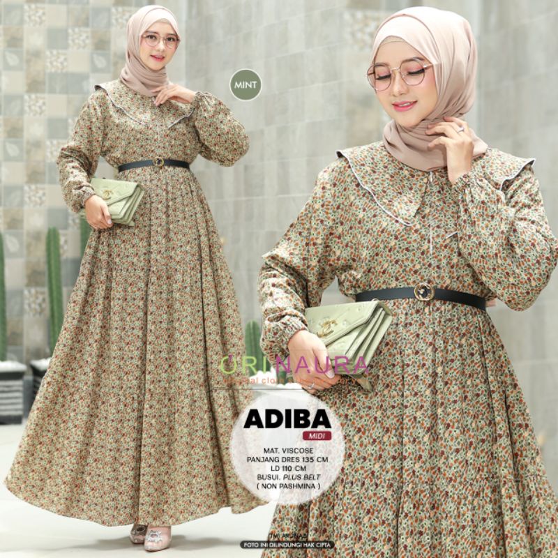 NEW ADIBA DRESS MIDI || ORI NAURA