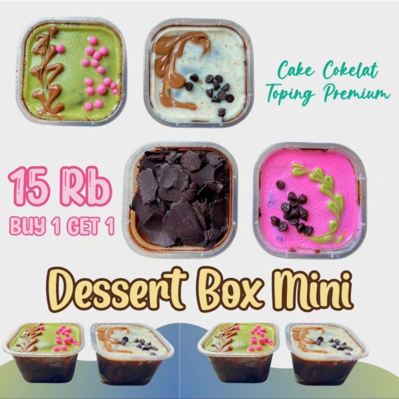 

Dessert box mini [ buy 1 get 1 ]
