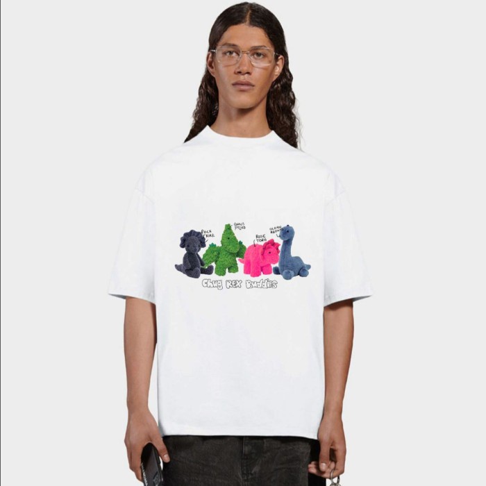CHUG - REX OVERSIZED TEE - WHITE