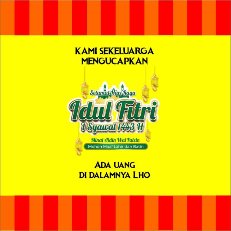 

amplop lebaran berbentuk permen