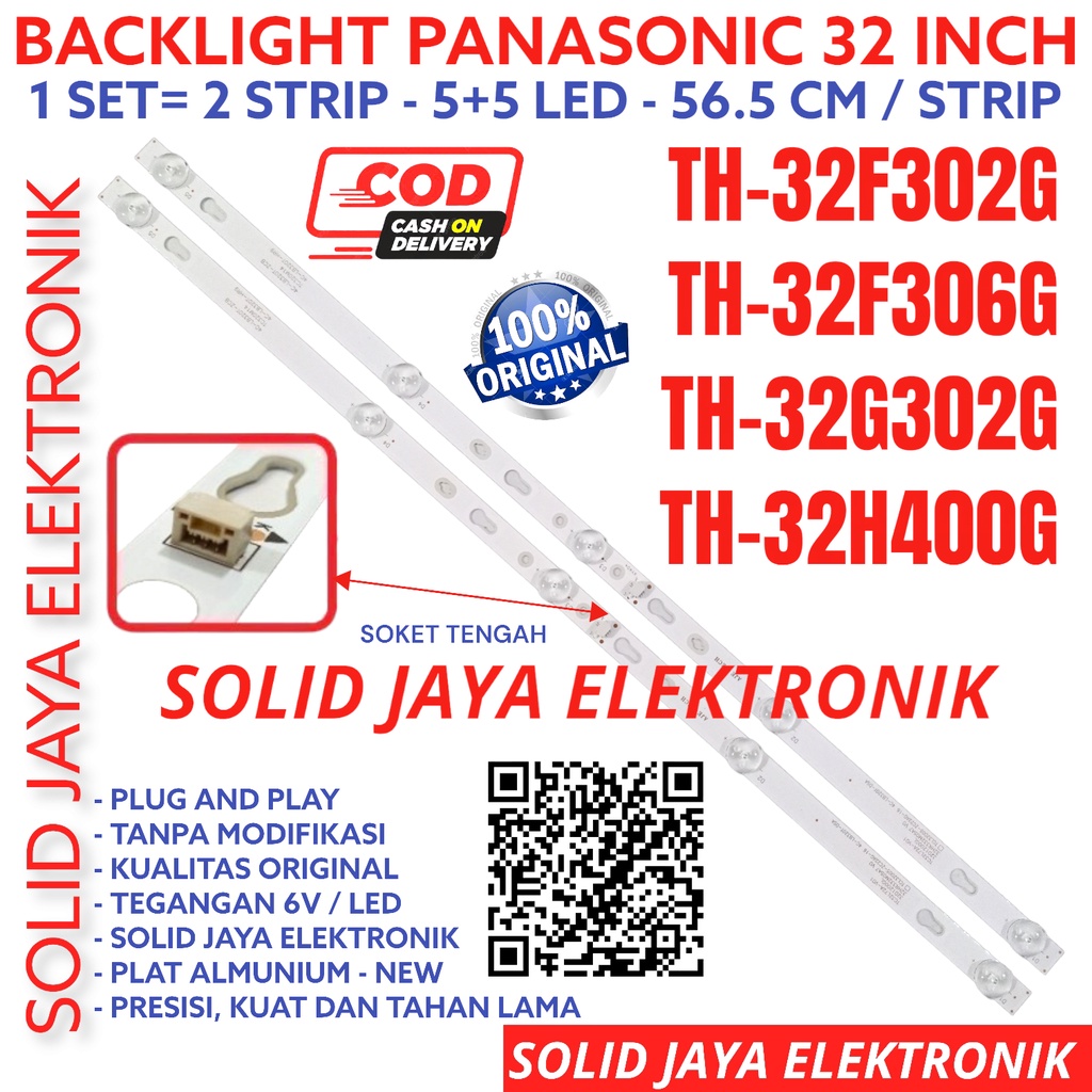 BACKLIGHT TV LED PANASONIC 32 INC TH 32F302 32G302 32F306 32H400 32HS500 32HS500G 32F302G 32G302G 32F306G 32H400G LAMPU BL 5K 6V TH-32F302G TH-32G302G TH-32F306G TH32H400G TH-32F302 32H400 TH-32G302 TH-32F306 TH32F302 TH32G302 TH32F306 TH32F302G TH32G302G