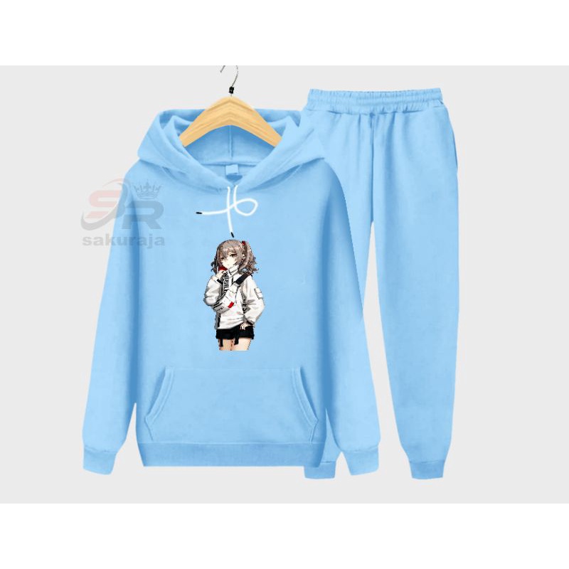 setelan hoodie anak model kekinian/setelan celana panjang anak