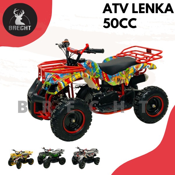 Mainan Anak Motor Lenka ATV Mini Tracker 2 Tak 50 CC