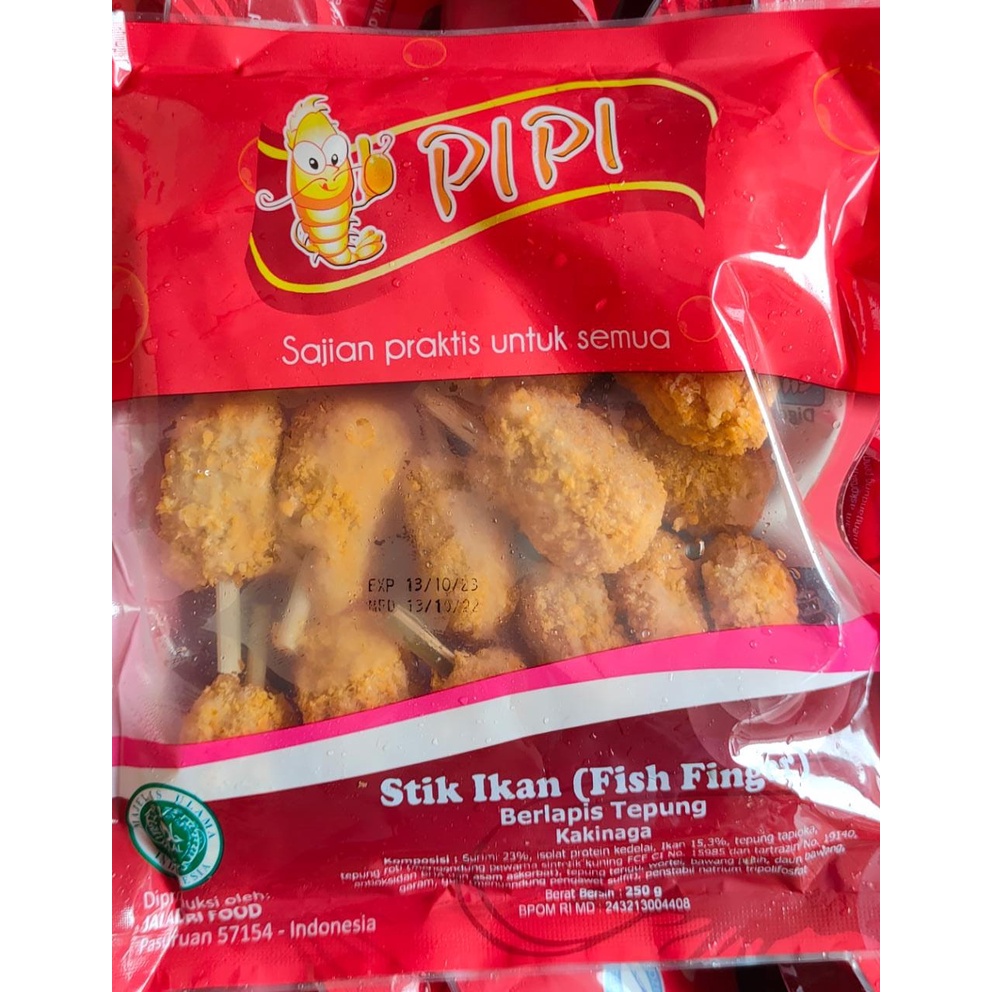 

Kaki naga pipi frozen food 250gr/ kaki naga frozen/ cemilan olahan ikan
