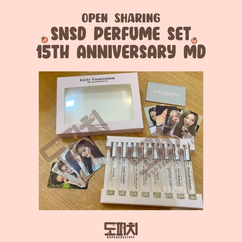 SHARING GIRLS' GENERATION PERFUME SET 15th ANNIV MD