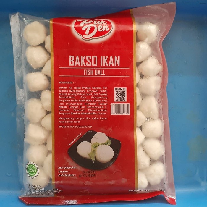 

Pak Den Bakso Ikan 500Gr