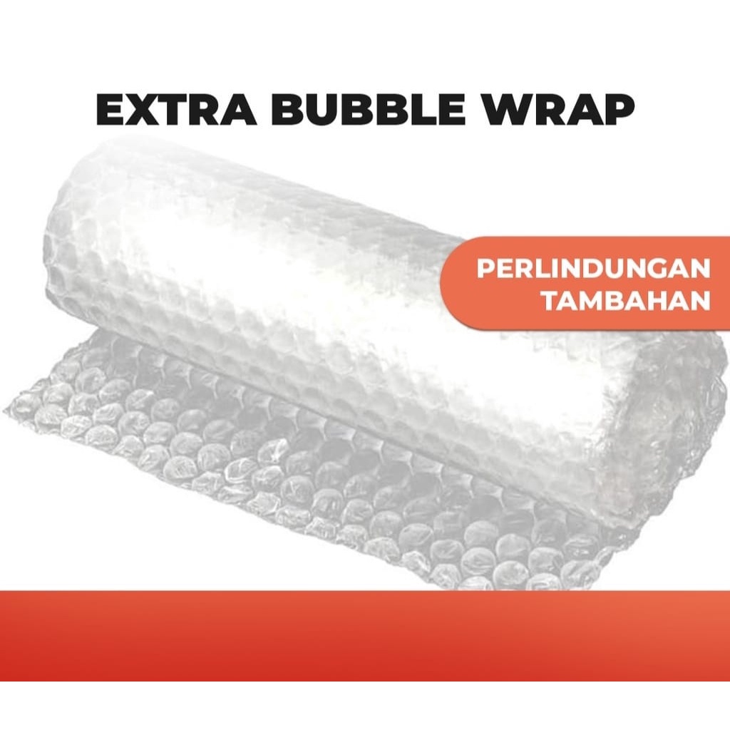 

Tambahan Bubble Wrap untuk Packing