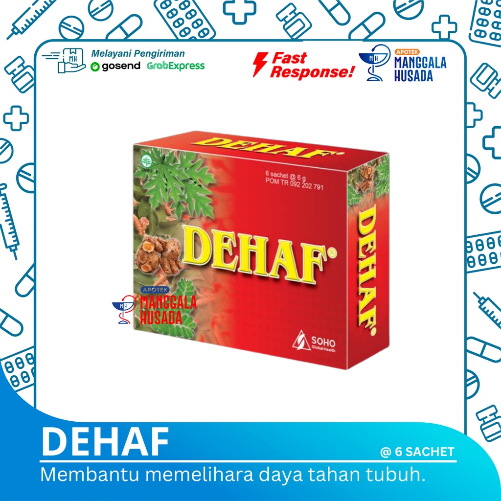 DEHAF PER BOX @ 6 SACHET