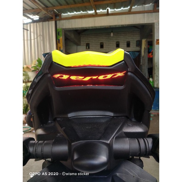 Stiker Stoplamp Aerox New / Stiker Stoplamp Aerox New 155 / Stiker Stoplamp Aerox Connected