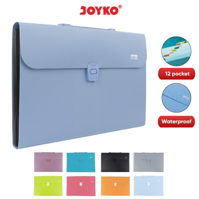 

JUAL Expanding File Map Harmonika Joyko EF-2638 Folio - 12 Pocket