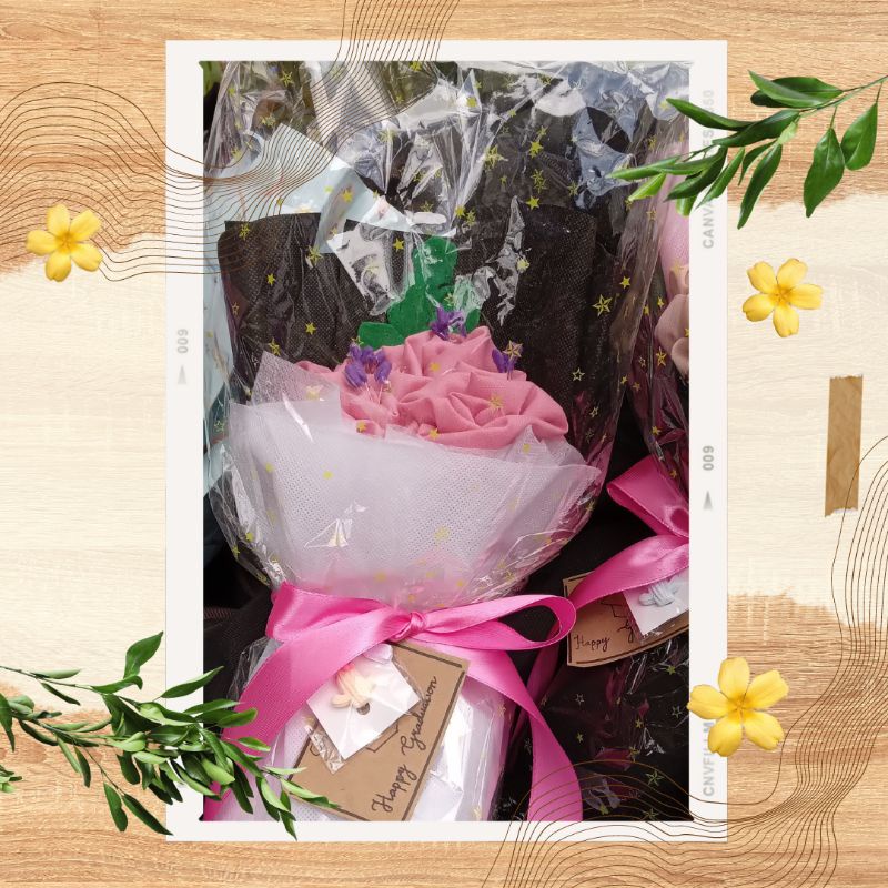 Bucket Wisuda // Buket Kerudung // hijab segi empat polos // Hijab Bella square