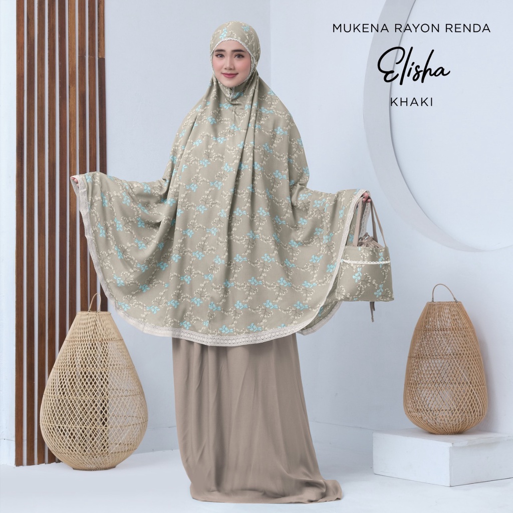 PUSAT GROSIR MUKENA TASIK - MUKENA DEWASA RAYON RENDA ELISHA