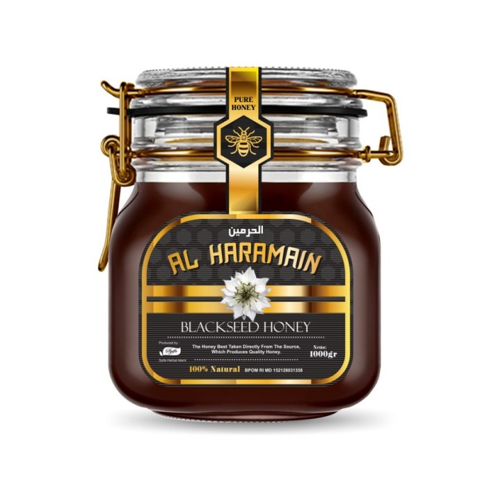 

Madu Al Haramain Asli Bunga Habbatussauda Blackseed Honey Murni 1 kg