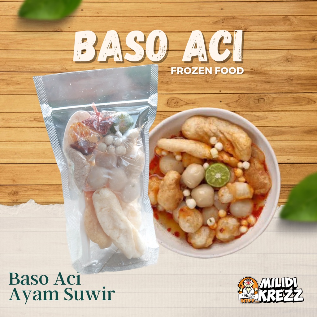 Jual Boci Baso Aci Ayam Suwir Frozen Food Milidi Krezz Shopee Indonesia