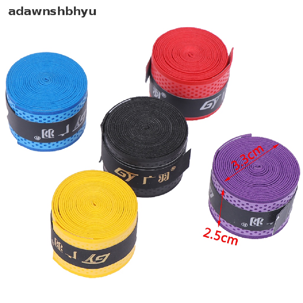 Raket Raket Raket Outdoor adawnshbhyu 1PC Melar Anti Slip Roll Badminton Handle Grip Tape ID