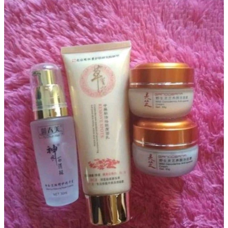 PAKET CREAM YU CHUN MEI GOLD IMPORT + CLEANSER GOLD