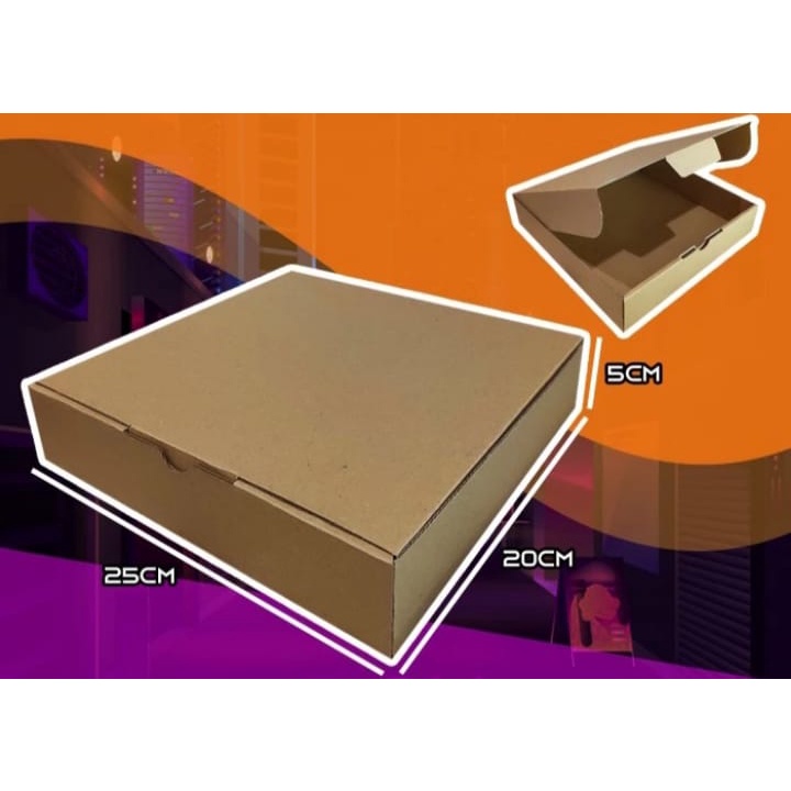 

karduz diecut UK 25x20x5 CM Box packaging Baru Corrugated Die Cut
