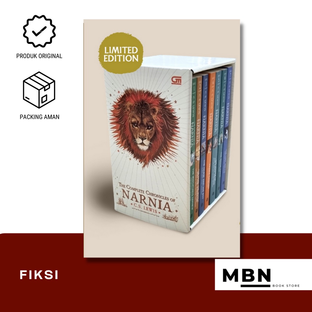 Fiksi Boxset The Chronicles of Narnia ori