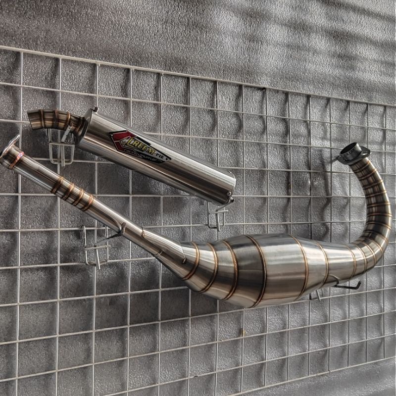 Knalpot Type C Ninja 150 RR R SS full stainless