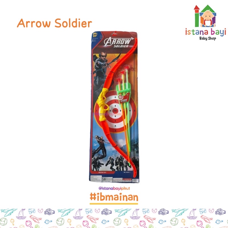 Mainan Panahan Anak Arrow Soldier/ Panahan Anak - Mainan Murah