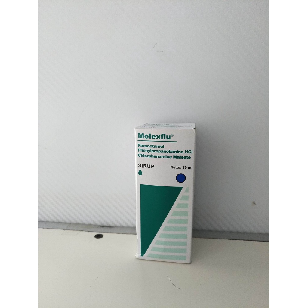 Jual molexflu sirup syrup 60ml obat demam flu pilek anak dewasa