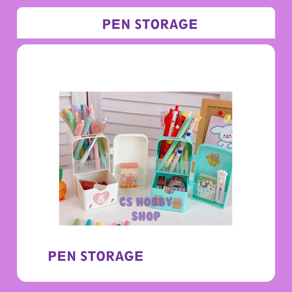 

Tempat Pensil Pen Storage Model Kulkas Lemari Es Warna