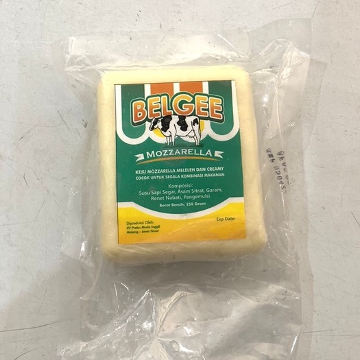 Belgee Mozzarella Cheese / Keju Mozzarella 250 Gr