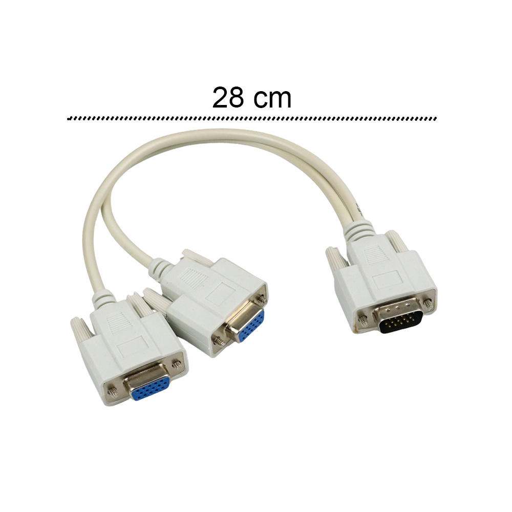 Kabel Percabangan VGA to Dual VGA Output - CB2584 - No Color